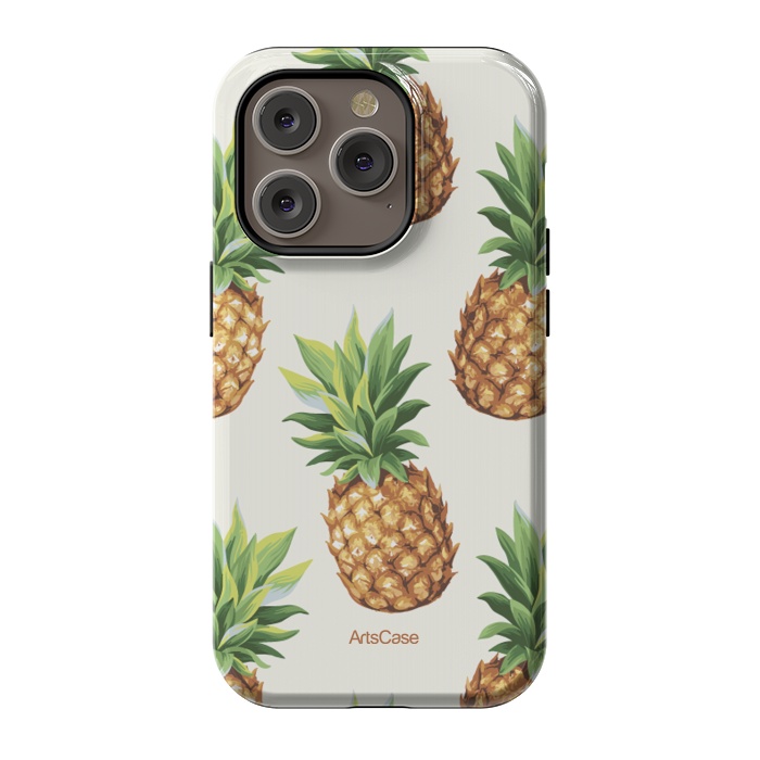 iPhone 14 Pro StrongFit Fun Pineapple by ArtsCase