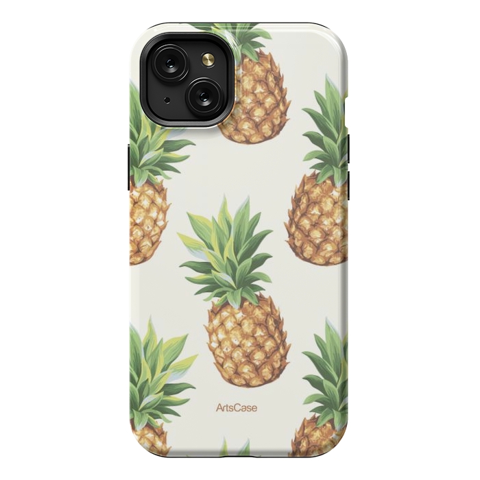 iPhone 15 Plus StrongFit Fun Pineapple by ArtsCase