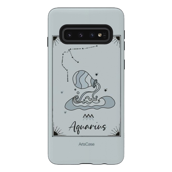 Galaxy S10 StrongFit Aquarius by ArtsCase