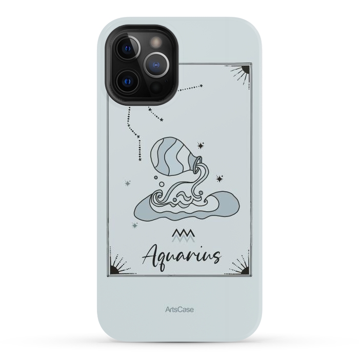 iPhone 12 Pro Max StrongFit Aquarius by ArtsCase