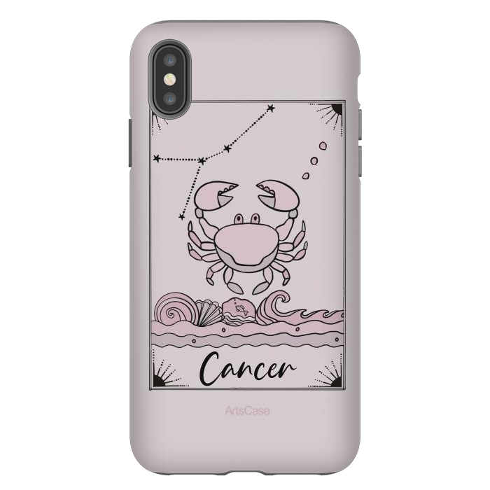 iPhone Xs Max StrongFit Cancer by ArtsCase
