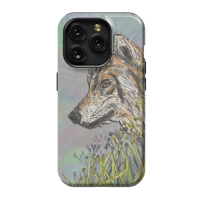 iPhone 15 Pro StrongFit Wolf II by Lotti Brown