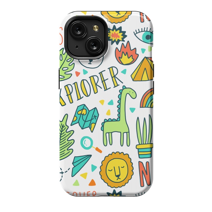iPhone 15 StrongFit TRAVELLER EXPLORER by MALLIKA