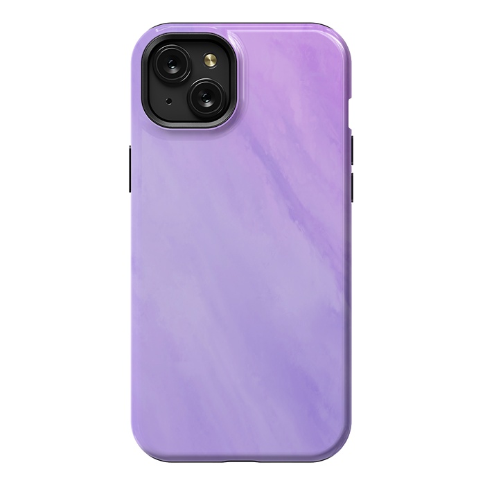 iPhone 15 Plus StrongFit PURPLE PAINTED SHADE by MALLIKA