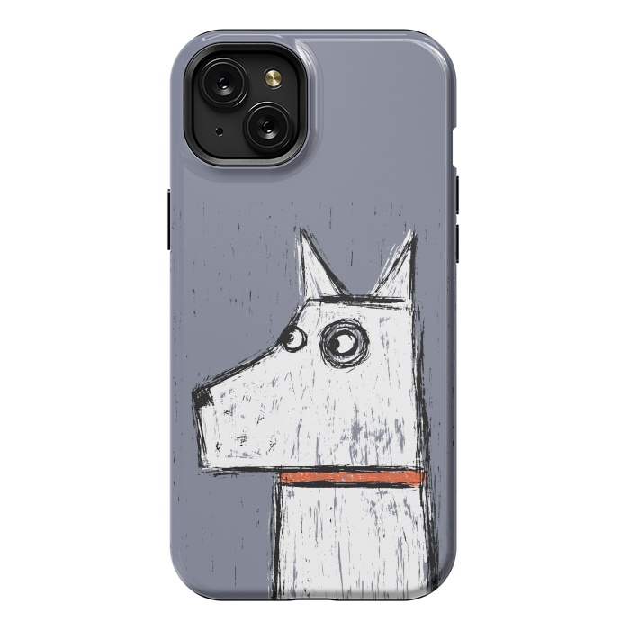 iPhone 15 Plus StrongFit Arthur Dog by Nic Squirrell