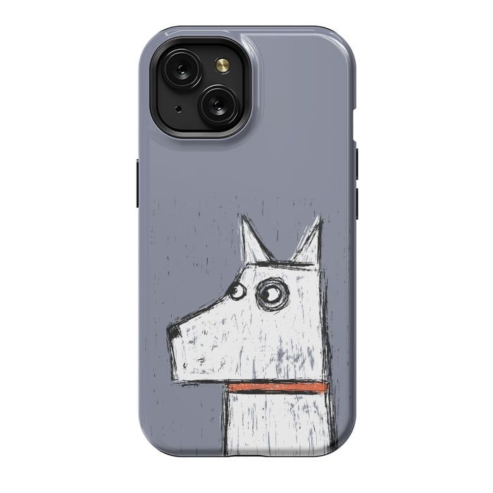 iPhone 15 StrongFit Arthur Dog by Nic Squirrell