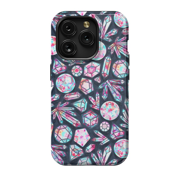 iPhone 15 Pro StrongFit Kaleidoscope Crystals  by Tigatiga
