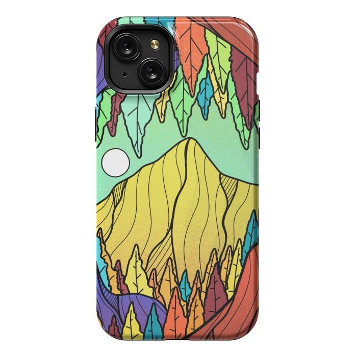 iPhone 15 Plus StrongFit The forest cave by Steve Wade (Swade)