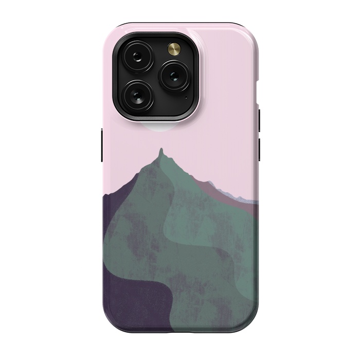 iPhone 15 Pro StrongFit The  mauve sky peak by Steve Wade (Swade)