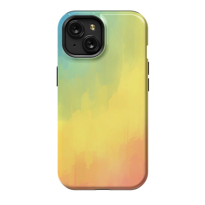 iPhone 15 StrongFit Watercolors Mix by Texnotropio