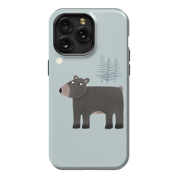 iPhone 15 Pro Max StrongFit The Bear, the Trees and the Moon by Nic Squirrell
