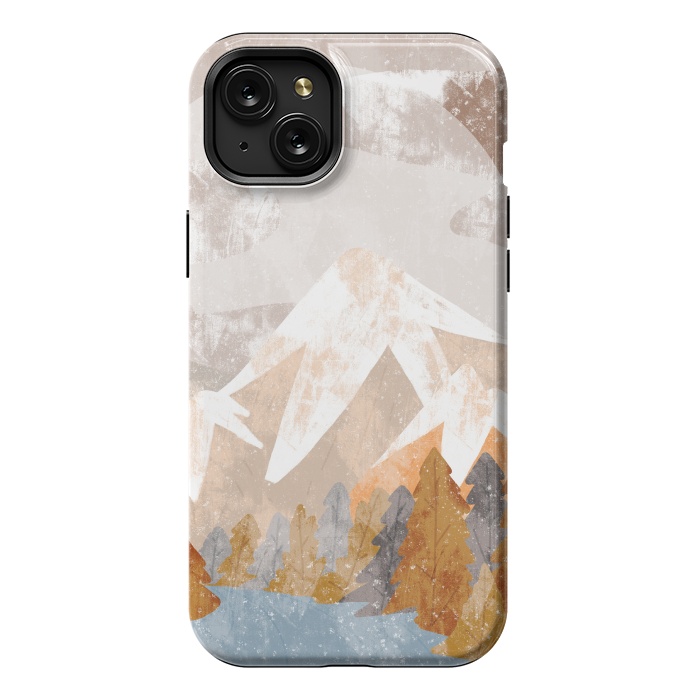 iPhone 15 Plus StrongFit A cold autumn land by Steve Wade (Swade)