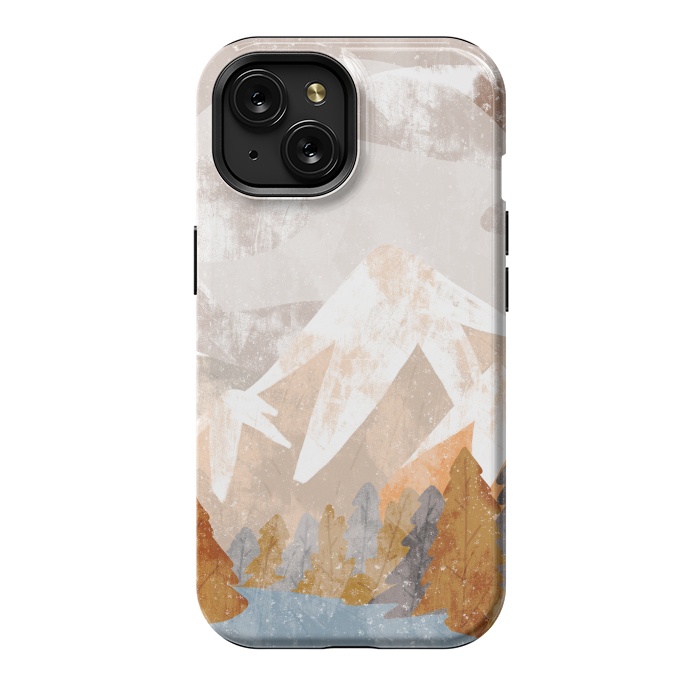 iPhone 15 StrongFit A cold autumn land by Steve Wade (Swade)