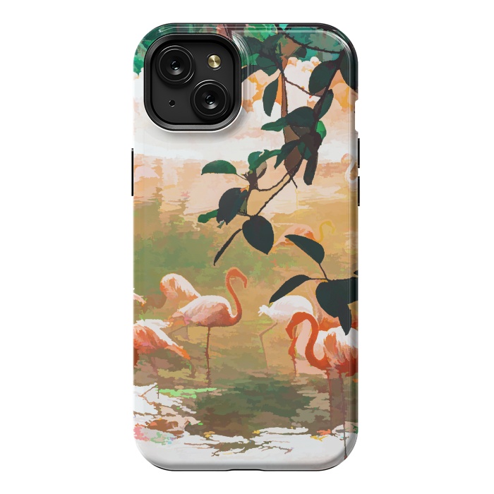 iPhone 15 Plus StrongFit Flamingo Sighting by Uma Prabhakar Gokhale