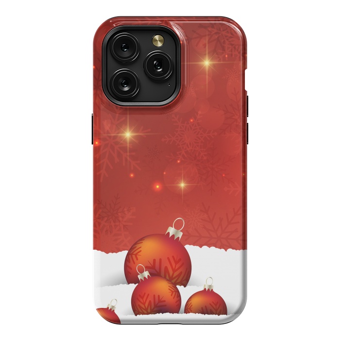 iPhone 15 Pro Max StrongFit Red Christmas by Texnotropio