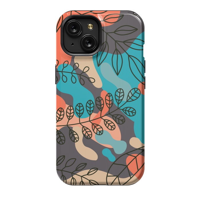 iPhone 15 StrongFit Sutera Floral by Hanny Agustine