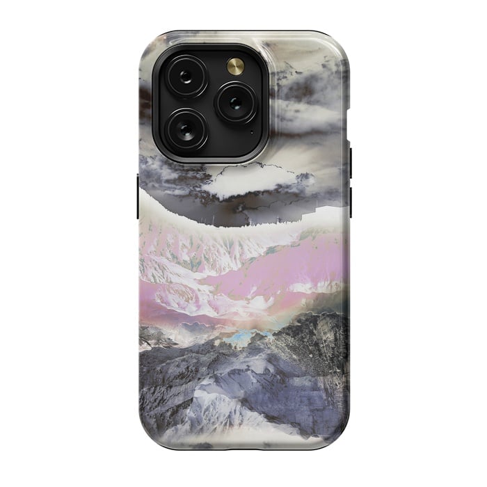 iPhone 15 Pro StrongFit Mountain landscape digital art by Oana 