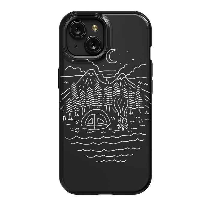 iPhone 15 StrongFit The Great Outdoors (for dark) by Afif Quilimo