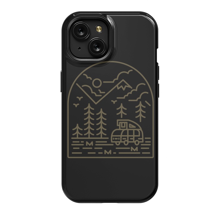 iPhone 15 StrongFit Into the Mountain by Afif Quilimo