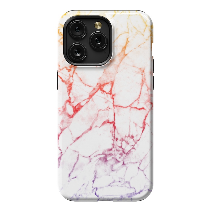 iPhone 15 Pro Max StrongFit Colour gradient marble texture by Oana 