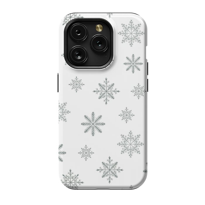 iPhone 15 Pro StrongFit Snowflakes by Julia Badeeva