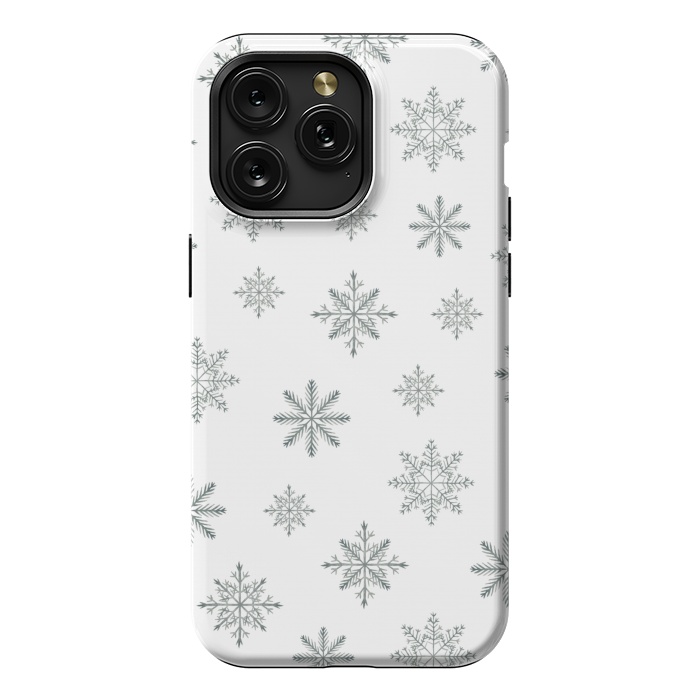 iPhone 15 Pro Max StrongFit Snowflakes by Julia Badeeva