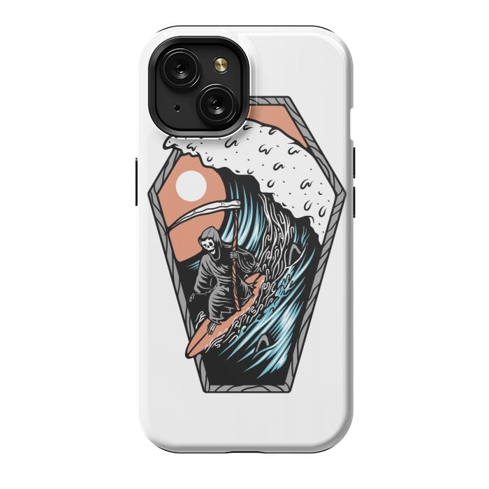 iPhone 15 StrongFit Surf Till Die by Afif Quilimo