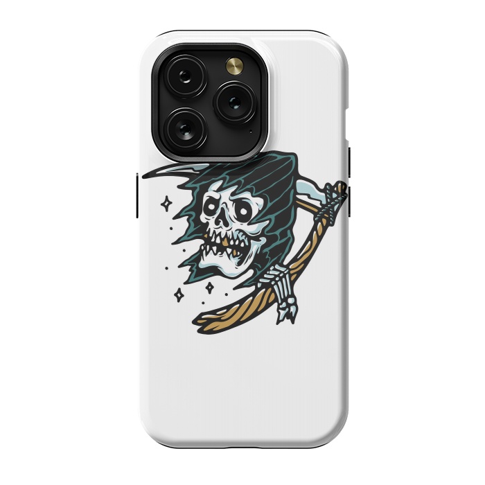 iPhone 15 Pro StrongFit Grim Reaper Tattoo by Afif Quilimo