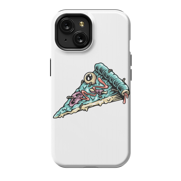 iPhone 15 StrongFit Pizza Zombie by Afif Quilimo