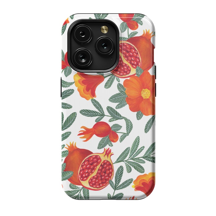 iPhone 15 Pro StrongFit Pomegranate by Julia Badeeva