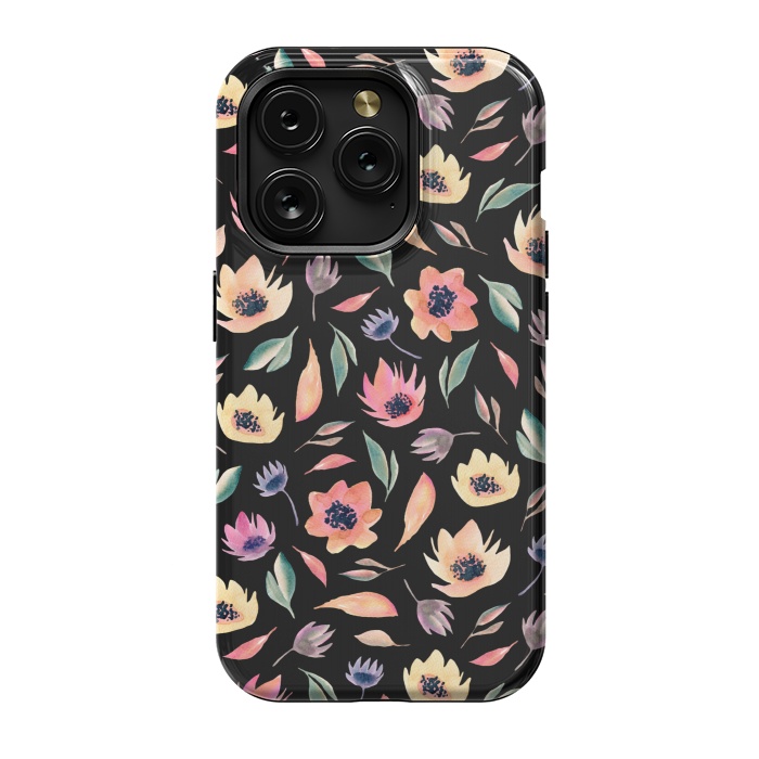 iPhone 15 Pro StrongFit Floral pattern by Julia Badeeva