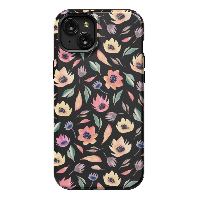 iPhone 15 Plus StrongFit Floral pattern by Julia Badeeva