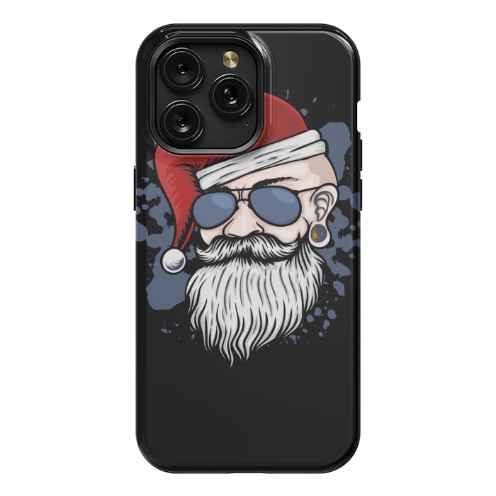 iPhone 15 Pro Max StrongFit funny santa claus by haroulita