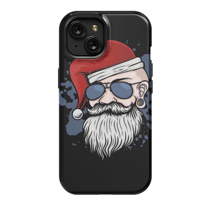 iPhone 15 StrongFit funny santa claus by haroulita
