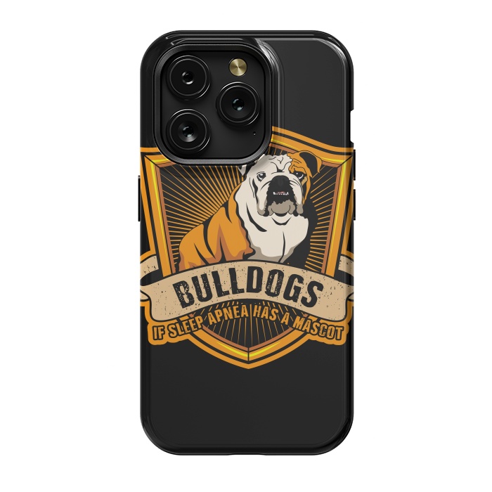 iPhone 15 Pro StrongFit bulldog by haroulita
