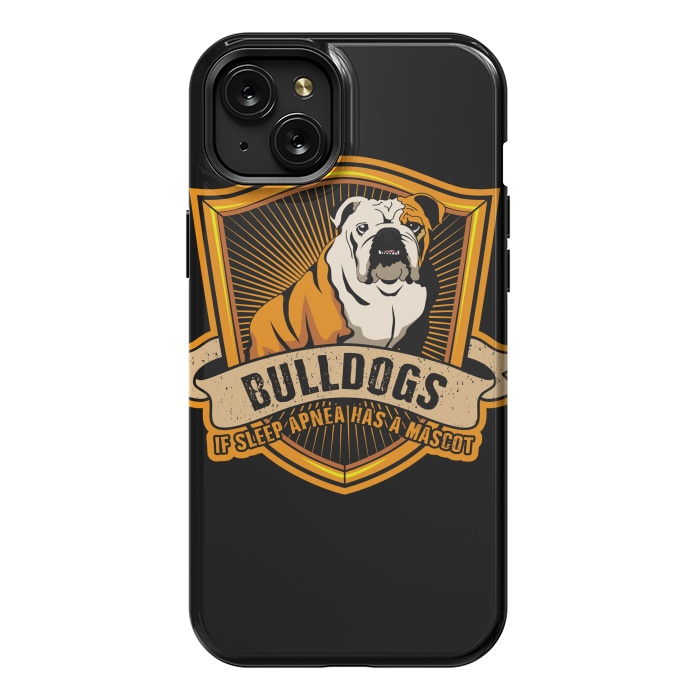iPhone 15 Plus StrongFit bulldog by haroulita
