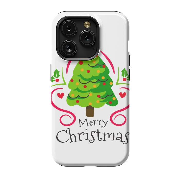 iPhone 15 Pro StrongFit merry xmas tree by haroulita