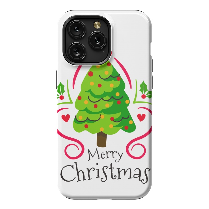 iPhone 15 Pro Max StrongFit merry xmas tree by haroulita