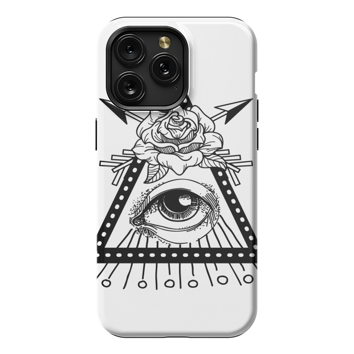 iPhone 15 Pro Max StrongFit third eye rose by haroulita
