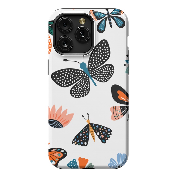 iPhone 15 Pro Max StrongFit butterflies c by haroulita