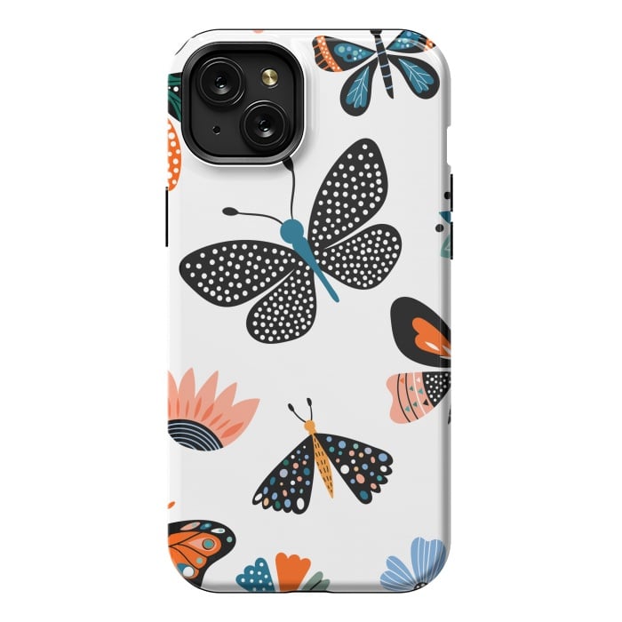 iPhone 15 Plus StrongFit butterflies c by haroulita