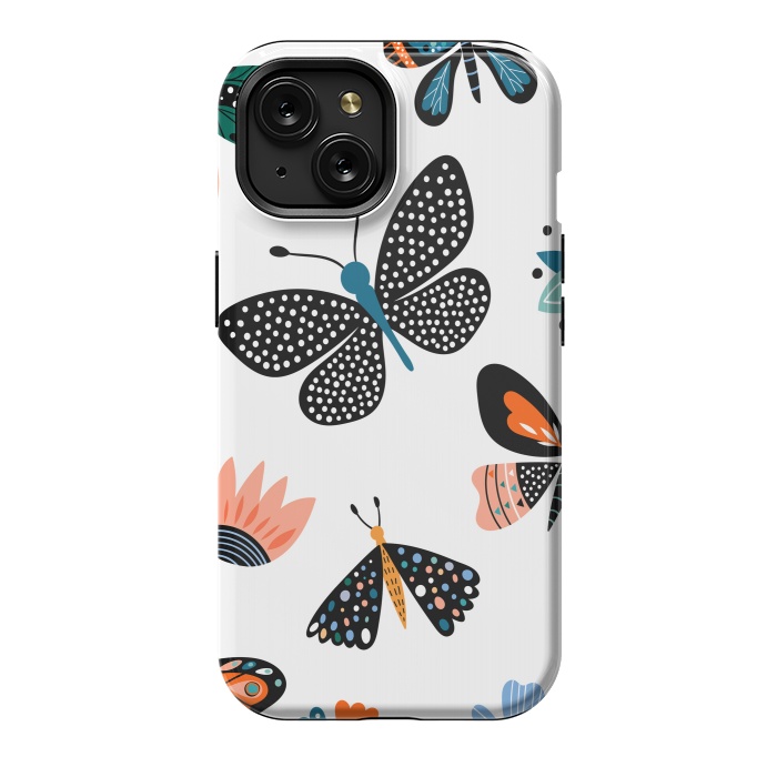 iPhone 15 StrongFit butterflies c by haroulita