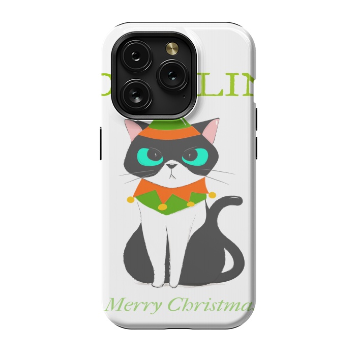 iPhone 15 Pro StrongFit funny kitty by haroulita