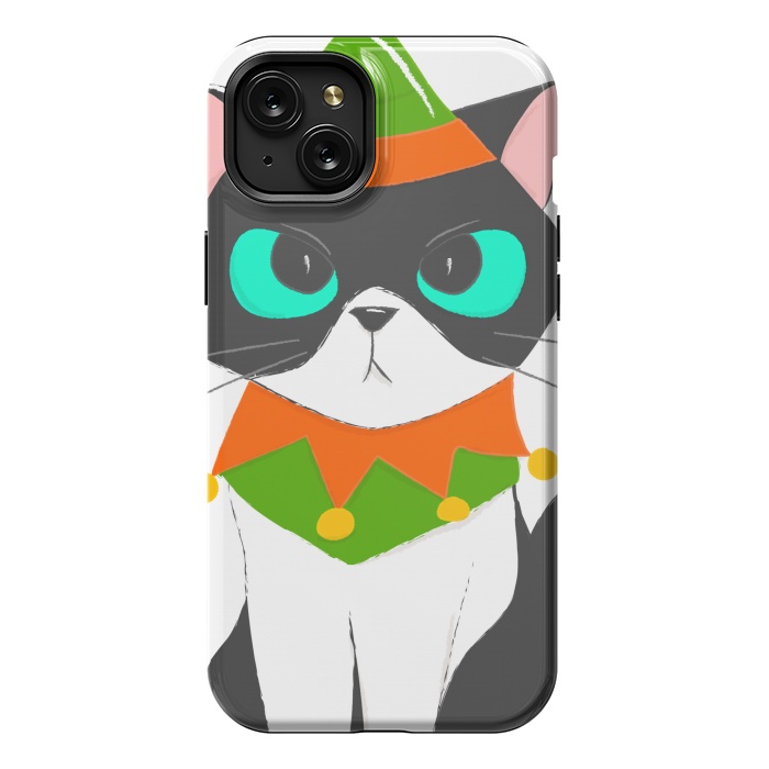 iPhone 15 Plus StrongFit funny kitty by haroulita