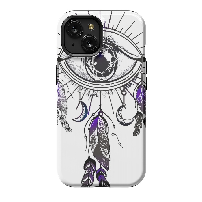 iPhone 15 StrongFit dreamcatcher eye by haroulita