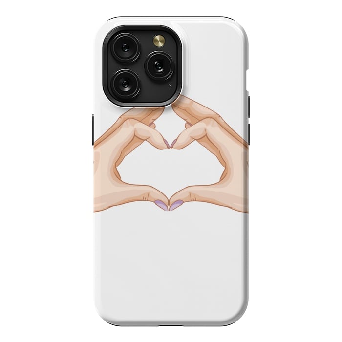 iPhone 15 Pro Max StrongFit heart hand  by haroulita