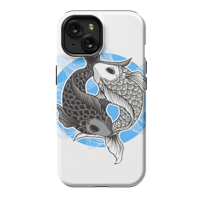 iPhone 15 StrongFit koi fish by haroulita