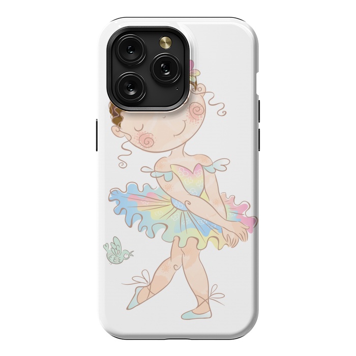 iPhone 15 Pro Max StrongFit shy ballerina by haroulita