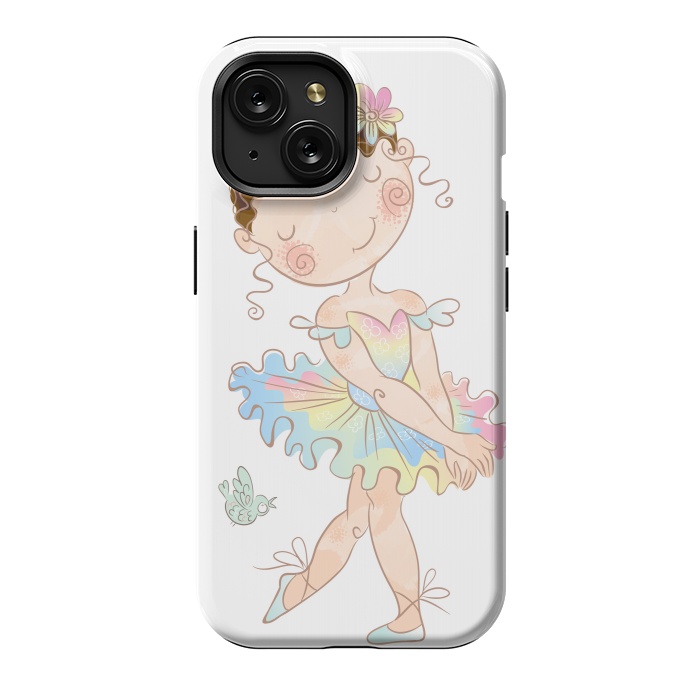 iPhone 15 StrongFit shy ballerina by haroulita