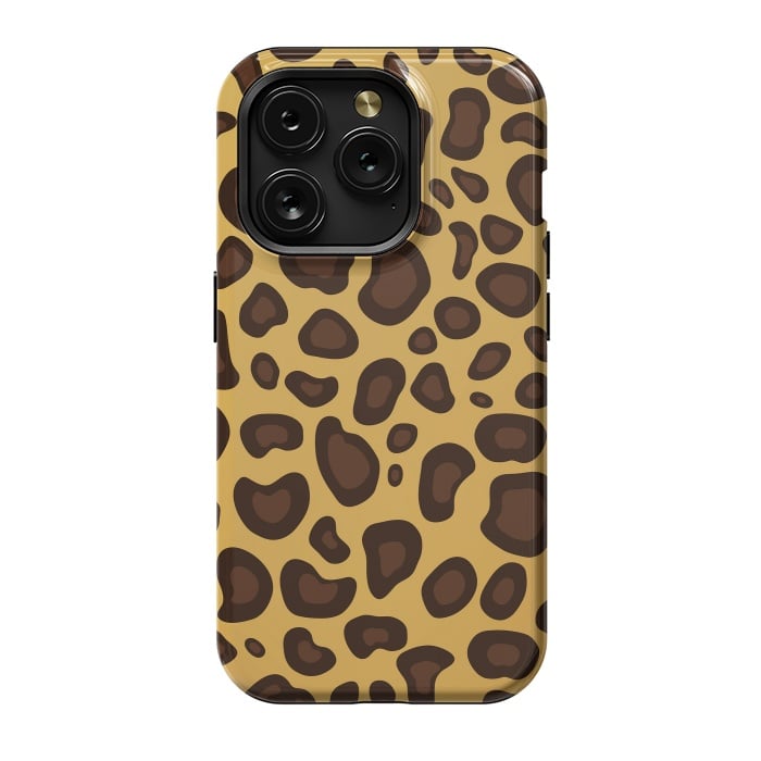 iPhone 15 Pro StrongFit animal print leopard by haroulita
